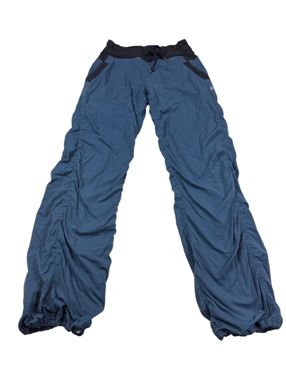 Lululemon Adjustable Drawstring Women’s Pants Size 4 Blue Lightweight (P1088)